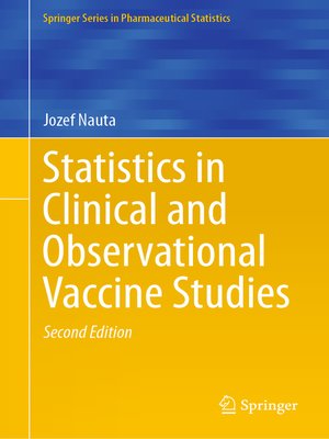 cover image of Statistics in Clinical and Observational Vaccine Studies